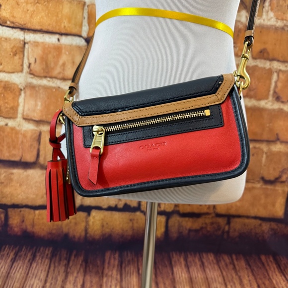 Vintage Coach Colorblock Crossbody - Picture 4 of 5